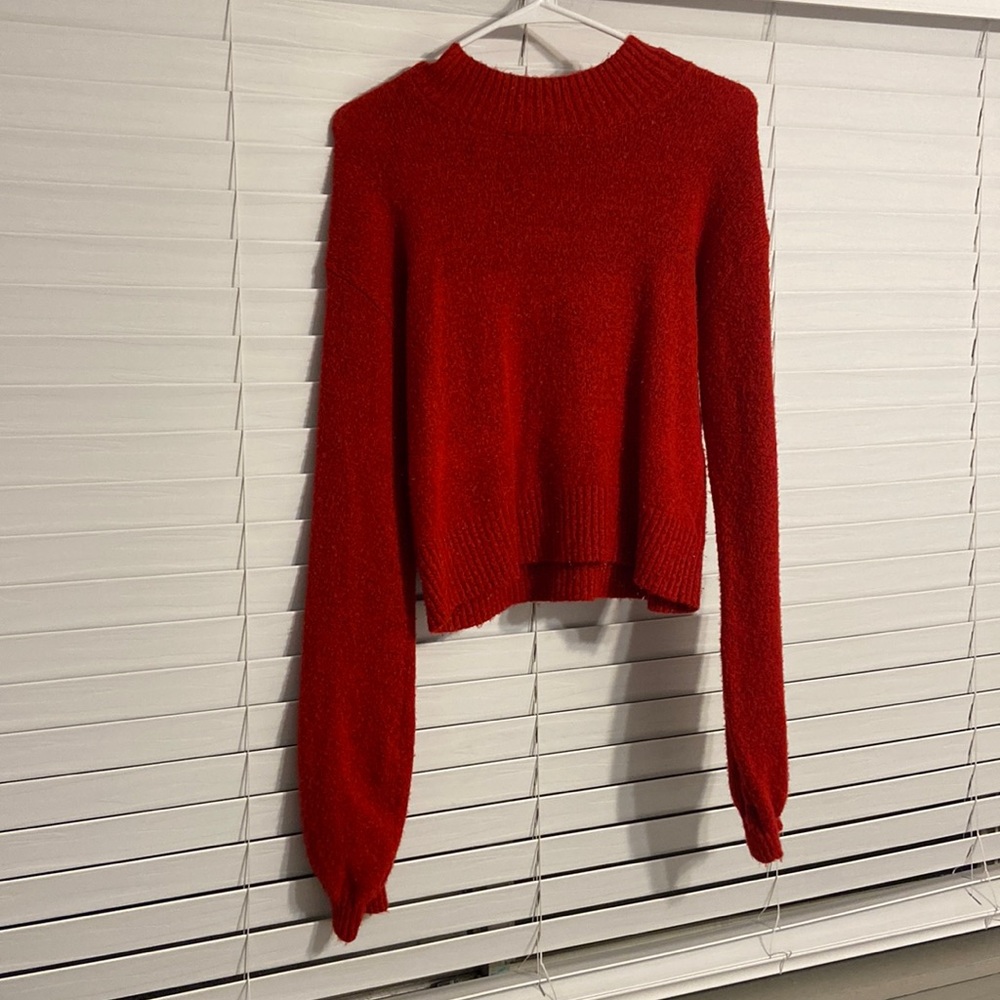 Red sweater